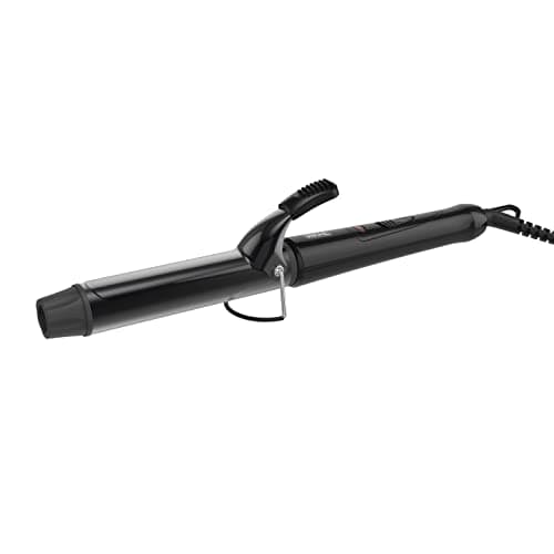 Image of Wahl Curling Tong, Hair Styling Tool, Curling Wand, Ceramic Curlers for Shiny Curls, Corded Hair Curling Wand, Swivel Cord, Quick Heat, Cool Touch Tip, Barrel Clamp, 32mm, Black