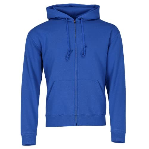 Image of Fruit of the Loom Men's Zip Front Premium Hooded Sweat Jacket, Royal, Medium
