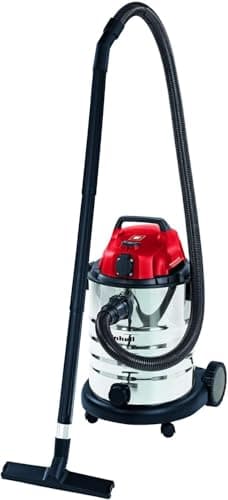 Image of Einhell Wet and Dry Vacuum Cleaner 1500W, 30L Stainless Steel Tank, Power Take Off, incl. Plastic Suction Hose, Floor/Crevice Nozzle, filters TE-VC 1930 SA