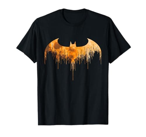 Image of DC Comics Batman Arkham Knight Halloween Logo Art T-Shirt