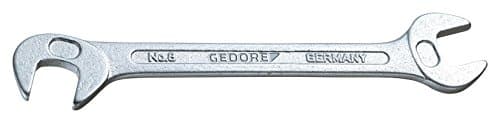 Image of Gedore 8-9 9 mm Small Double Ended Midget Spanner - Silver