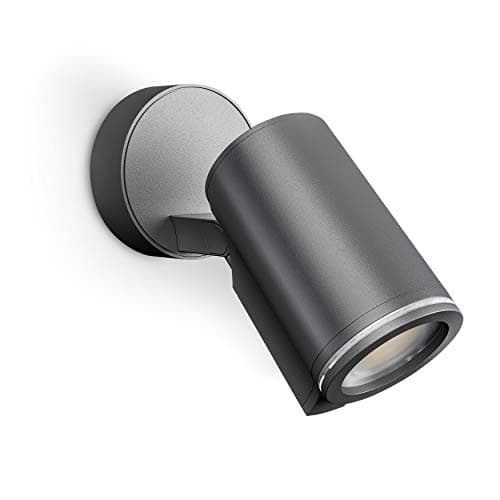 Image of Steinel Spot ONE Spotlight, 512 lm GU10 bulb included, LED Floodlight, warm white wall light, Aluminium, 6.7 W, Anthracite