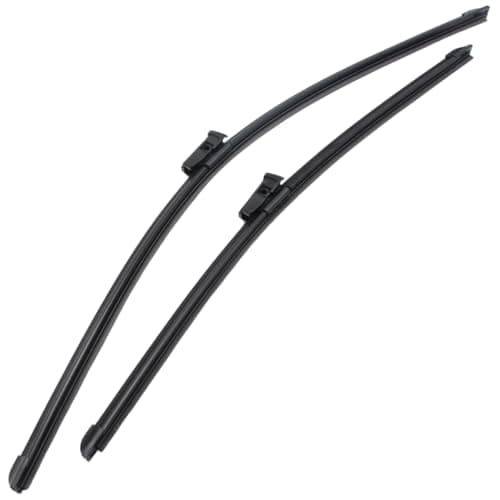 Image of BIAREN Front Windscreen Wiper Blade For VW Golf Mk5 Mk6 (2005-13) Jetta Passat (2005-12) Scirocco (2008-17) Skoda Yeti (2009-17) – 24" & 19" (600mm/480mm) - 1Q1998002 (2 Pcs)