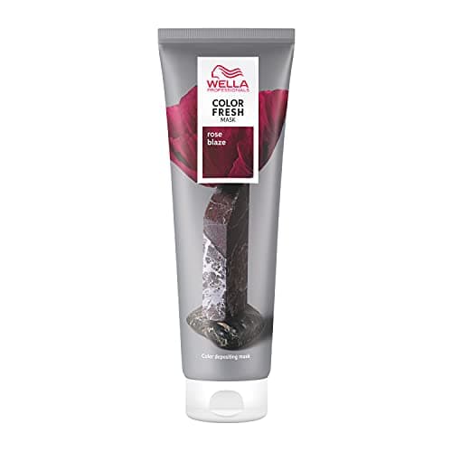 Image of Wella Professional Color Fresh Mask | Temporary Color Refresh Treatment |Semi-Permanent Hair Dye | Wash Out Colour |150ml | Rose Blaze