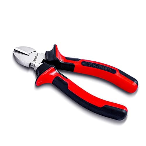 Image of Sharp-tec Wire Cutters, 160mm Side Cutters with Anti-Slip Handle, 6-inch Professional Diagonal Cutting Pliers for DIY, Household, Workshop