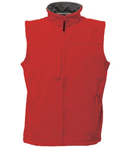 Image of Regatta Men's Flux Workwear Softshell Bodywarmer Classic Red/Seal Grey Medium