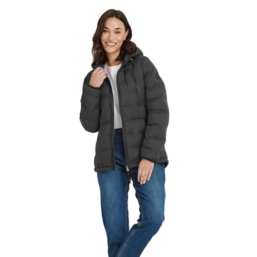 Image of TOG24 Palmer Women's Padded Heat-Sealed Jacket, Insulated Filling, Wind-Resistant & Warm. All seasons Baffle Jacket With DWR Coating For Light Rain Resistance