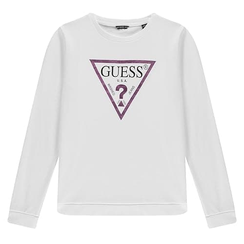 Image of GUESS Kids Logo Sweatshirt White 12 Years