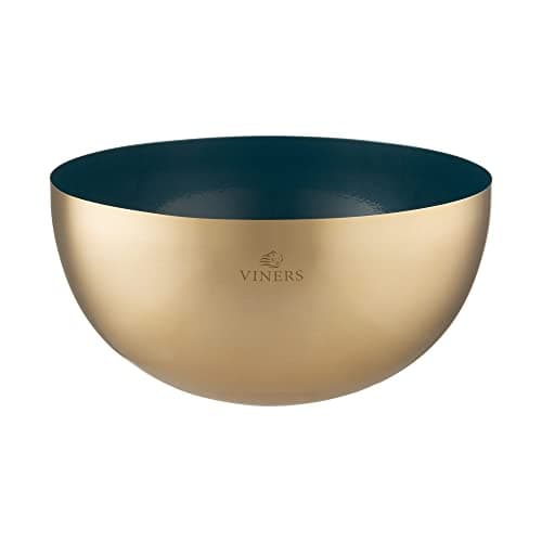 Image of Viners Stainless Steel 2 Tone Serving Bowl 25cm Blue/Gold