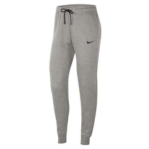 Image of NIKE Women's W Nk Flc Park20 Kp Pants, Dk Grey Heather, M UK