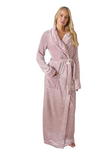 Image of Long Tall Sally - Lts Tall Shawl Collar Maxi Dressing Gown - Women's