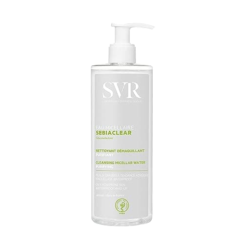 Image of SVR SEBIACLEAR Cleansing Micellar Water for Acne-Prone, Oily, Combination Skin. Mattifying, Purifying, Unclogging Make-Up Remover, even Waterproof, 400ml