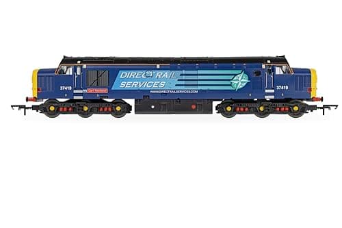 Image of Hornby - R30437 RailRoad - DRS - Class 37 - 'Carl Haviland' 37419 Locomotive Era 11 Model Train, Blue