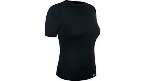 Image of F-Lite Women's Organic Bamboo Base Layer T-Shirt - Black, Large