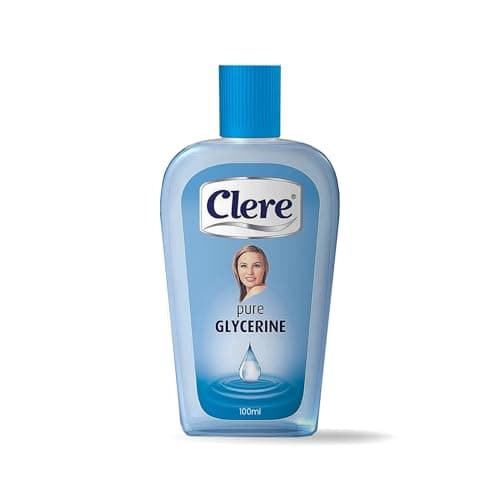 Image of CLERE 100% Pure Glycerin Liquid for Versatile Body Skin Care, Glycerine for Face Moisturizes Dry Skin & Softens, Glycerol Reduces Stretch Marks 100 ml (Pack of 1) Sourced by Bronx International Ltd