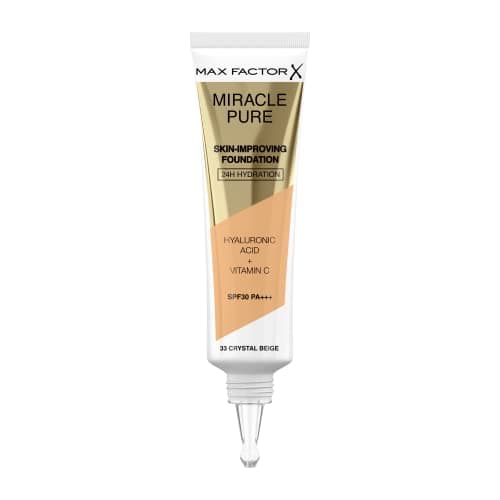 Image of Max Factor Miracle Pure Foundation, Crystal Beige 33