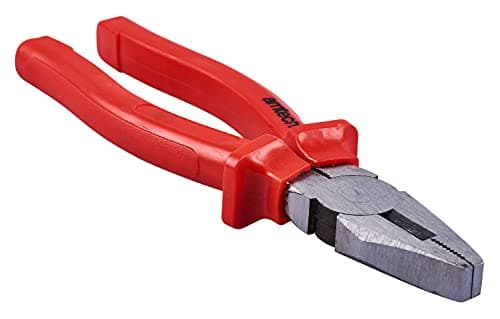 Image of Amtech - 200mm (8in) Superior Combination Pliers, Drop Forged Steel, Slip-Guard PVC Handles