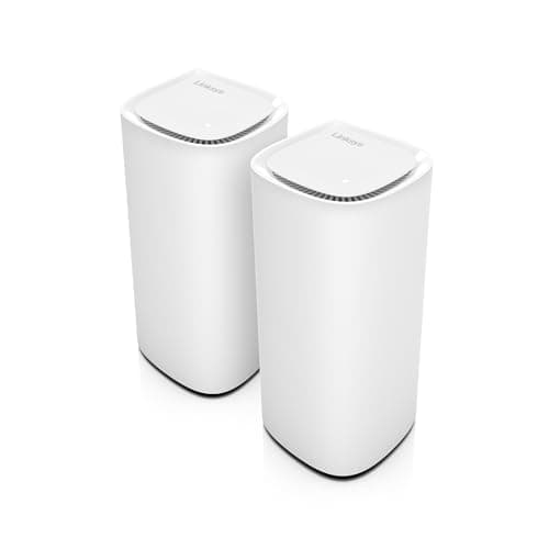 Image of Linksys Velop Pro 7 Mesh WiFi 7 System MBE7002 - Cognitive Mesh Router with Tri-Band and over 10 Gbps Speeds - Whole Home Coverage up to 550 sqm. - Connect 400 Devices - 2 Pack