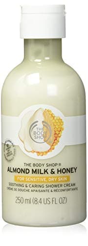 Image of The Body Shop Shower Cream 250ml Almond Milk & Honey For Sensitive Dry Skin