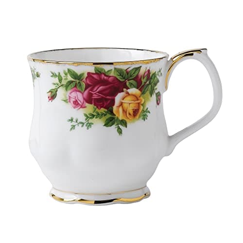 Image of Royal Albert Old Country Roses Montrose Gift-Vintage Fine Bone China-Floral Pattern, Mug 0.25ltr, 1 Count (Pack of 1)