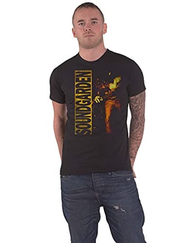 Image of Soundgarden Louder Than Love Album Artwork Black Cotton T-Shirt XXL