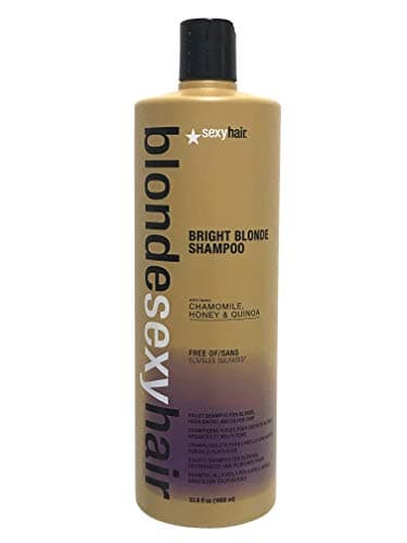 Image of Sexy Hair 39BRISHA33 Bright Blonde Shampoo - 33.8 oz