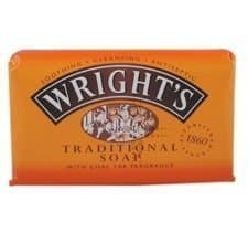 Image of THREE PACKS of Wrights Coal Tar Soap 125g