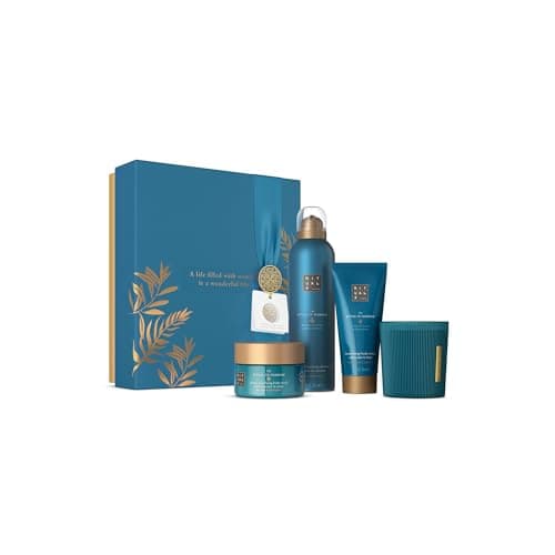 Image of RITUALS Gift Set The Ritual of Hammam Medium - Home and Skincare Products Enriched with Eucalyptus, Argan Oil, and Rosemary - Bath Gift Box with Purifying Properties