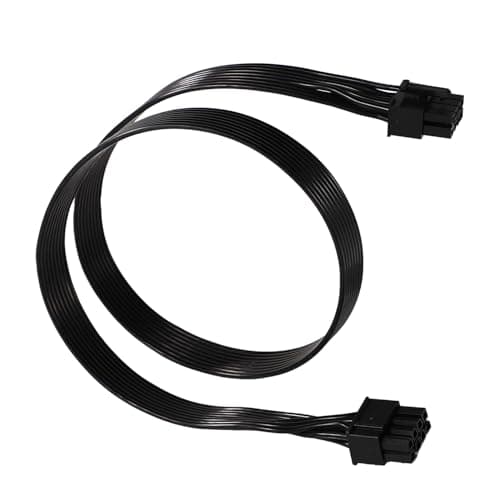 Image of BTFO Graphics Card Power Cable for Corsair, Total Length 2ft 8 Pin GPU Power Cable PCIE Cable Replacement Accessories Compatible with Corsair Type 3 Type 4 PSU Not for EVGA PSU(Black)