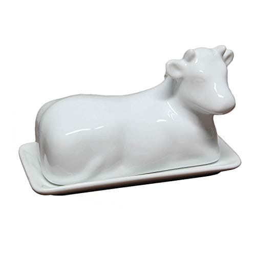 Image of Apollo Housewares 4695 Apollo Butter Dish Cow Large, Plastic