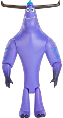 Image of Disney Pixar Monsters at Work Tylor Tuskmon Action Figure, Collectible Disney Plus Character Toy, 7.9-in / 20.1-cm Tall Highly Posable with Authentic Detail, Kids Gift Ages 3 Years & Older