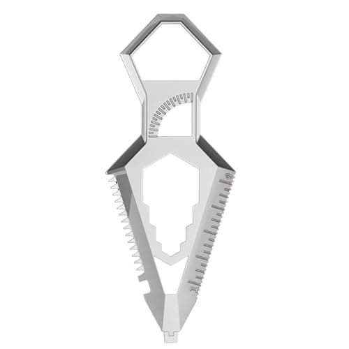 Image of 10-in-1 Pocket Multi-Tool – Includes Bottle Opener, Screwdrivers, Wrenches, Ruler & Saw, Compact Keychain Design, Stainless Steel EDC Tool for Home Office Outdoor