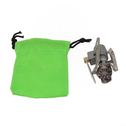 Image of MIKMLYZE BRS-3000T Camping Stove, 2700W Ultralight Portable Gas Burner for Backpacking Hiking Picnic, Foldable Outdoor Cooking Heater with Butane Fuel, Silver