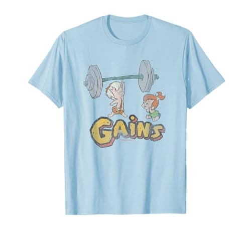 Image of The Flintstones Distressed Bam Bam Gains T-Shirt