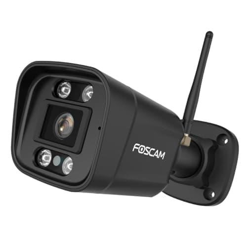 Image of Foscam V8P 4K 8MP Dual Band WiFi Surveillance Camera with Integrated Headlight and Alarm Siren (Black)