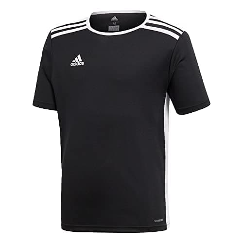 Image of adidas Youth Entrada 18 Jersey, Black/White, Medium