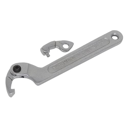 Image of Sealey SMC2S 3pc Adjustable C Spanner - Hook & Pin Wrench Set 19-51mm