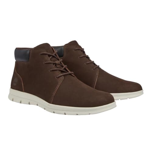 Image of Timberland Men's Graydon Chukka Basic Fashion Boots, Dark Brown Nubuck, 11.5 UK