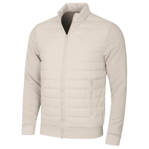Image of Calvin Klein Mens Hybrid Jacket - Parchment - M