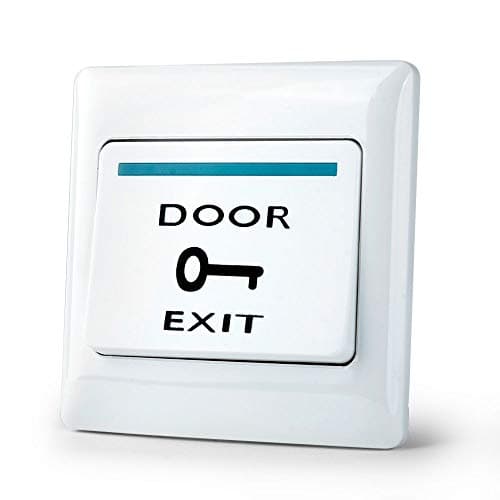 Image of ReaIOKbii Access Switch Exit Button, 12V DC, Push to Exit for Access Control System, NO/NC/COM Output, for Home Lock System