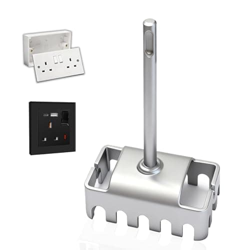 Image of WojBear 1 PCS Square Hole Cutter for Electrical Box (19.0×8.6×4.5 cm), Concrete High-Strength SDS Plus Square Hole Punch, Hole Bit Applicable to Brick, Concrete, Cement