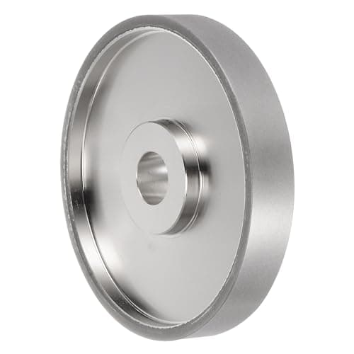 Image of sourcing map Diamond Lapidary Wheel 6 Inch x 1 Inch Arbor Hole 600 Grit Grinding Wheels for Stone, Marble, Glass, Ceramics, Crystal, Carbide, Steel