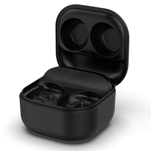 Image of Charging Case for Samsung Galaxy Buds FE Charging Case, Replacement Charging Box Dock Station for Samsung Galaxy Buds FE SM-R400 Headset Accessories (Black)