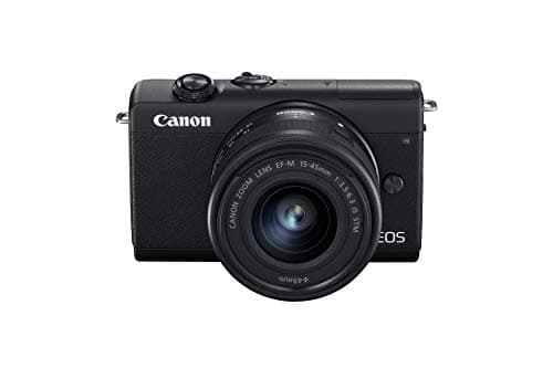 Image of Canon EOS M200 Mirrorless Camera with EF-M 15-45mm IS STM Lens Kit, White - 24.1MP APS-C Sensor, 4K Video, and Dual Pixel AF (Renewed)