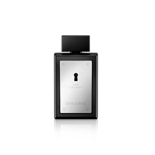 Image of Banderas Perfumes - The Secret - Eau de Toilette for Men - Long Lasting - Elegant, Sexy and Masculine Fragance - Fruity and Leather Notes - Ideal for Day Wear - 100 ml