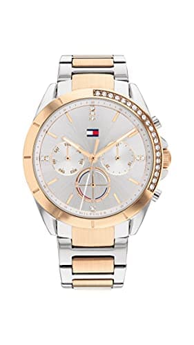 Image of Tommy Hilfiger Analogue Multifunction Quartz Watch for Women with Stainless Steel Bracelet - Available in Silver or Gold Version