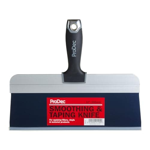 Image of ProDec 12" Carbon Steel Smoothing & Taping Knife for Taping and Filling Plasterboard/Drywall