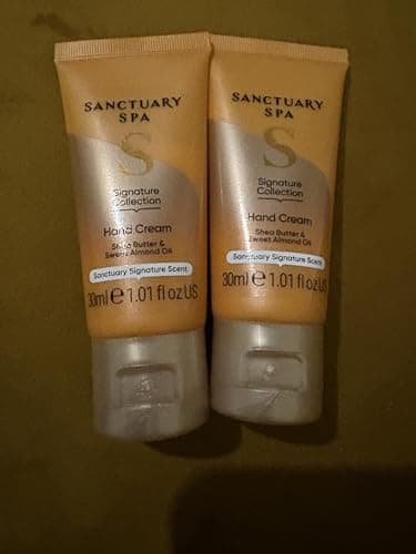 Image of Sanctuary Spa Signature Collection Hand Cream with Shea Butter & Sweet Almond Oil, 30ml, 2 Pack