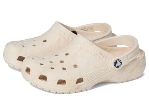Image of Crocs Unisex Kids Clog,Classic Watercolor Marbled Clog,Bone Swirl, 13 UK Child