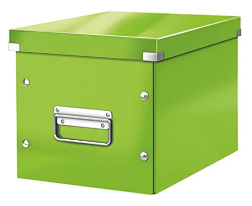 Image of Leitz 61090054 Medium Storage Cube, Click and Store, WOW Range, Green